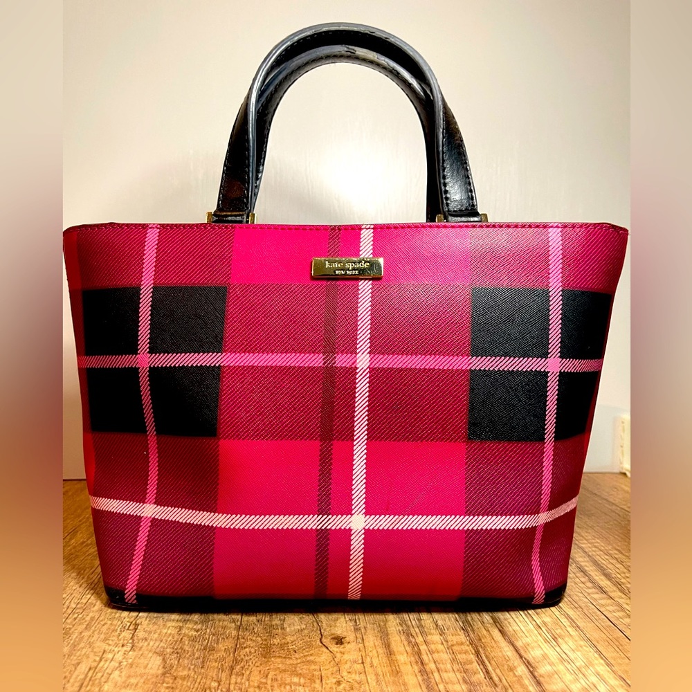 Kate Spade & Beautiful Plaid Tote